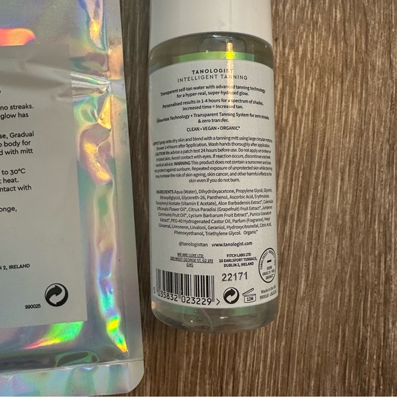 New Tanologist Tanning Mitt and Express Tan Self Tan Water Set - Picture 6 of 6